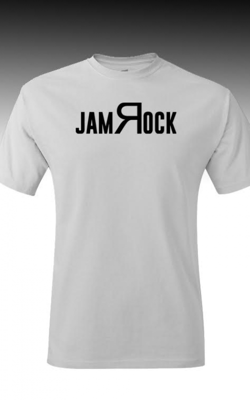 JamRock Logo 2 White Tee