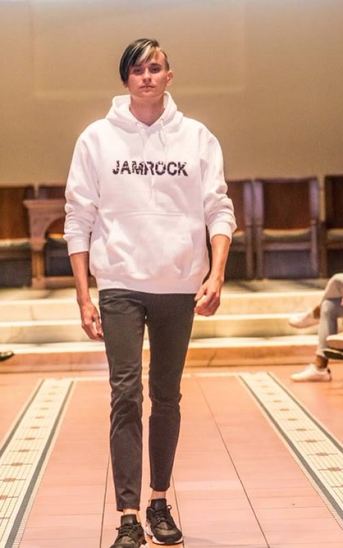 Jamrock Word  Hooded Sweatshirt